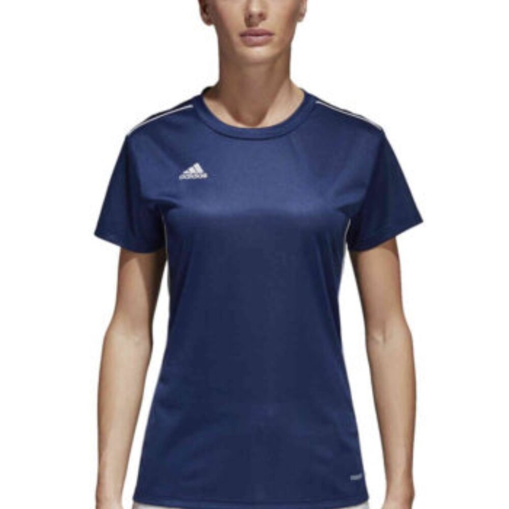 Women's Adidas training Jersey Dark Blue & white CY8274 2XS